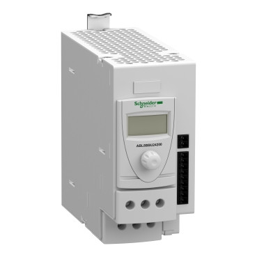 Schneider ABL8BBU24200 | battery control module, phaseo ABL7 ABL8, 24 to 28.8V DC, phaseo ABL7 ABL8, 24V, 20A, for regulated SMPS