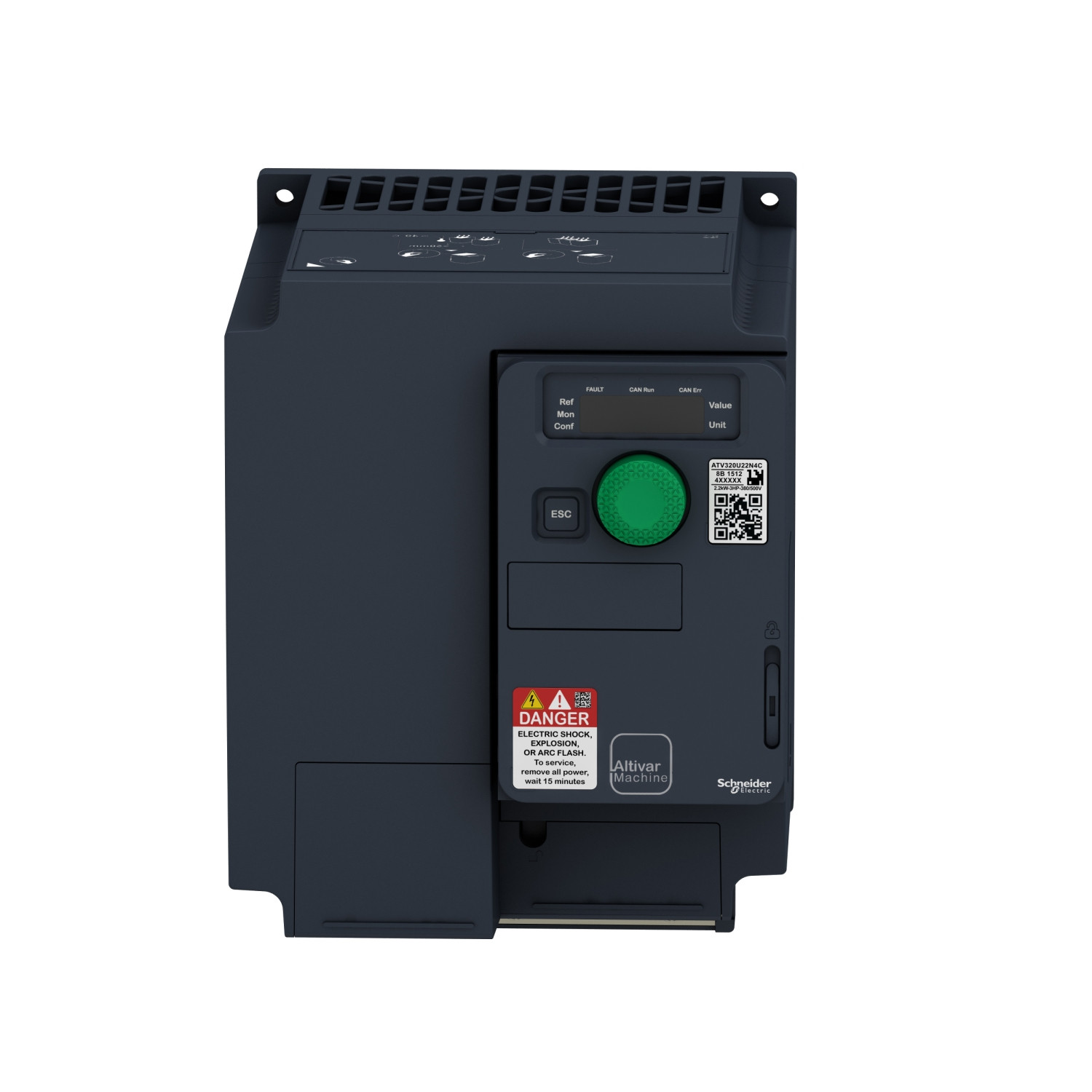Schneider ATV320U40N4C ATV | Variable speed drive, ATV320, 4 kW, 380…500 V, 3 phases, compact - Image 4