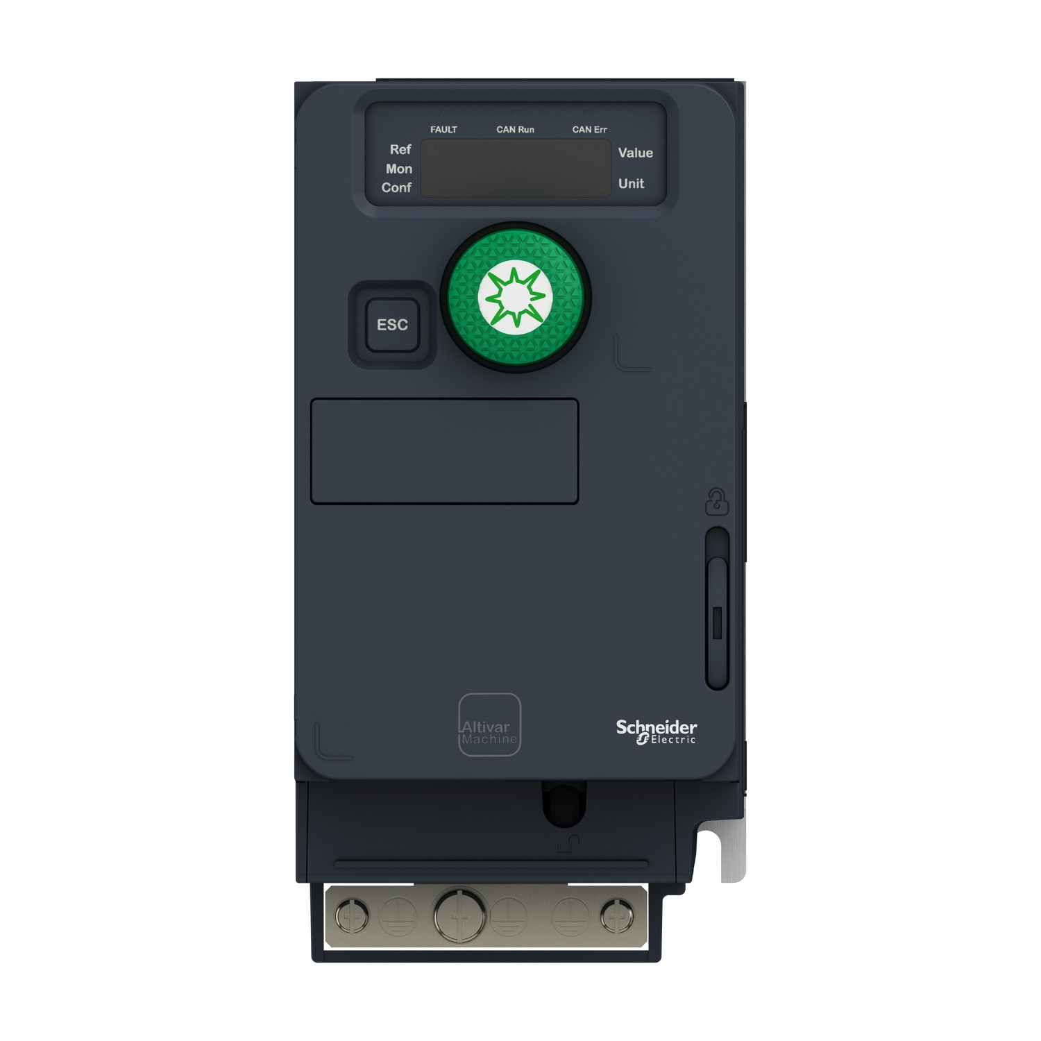 Schneider ATV320U04M2C412 | Variable speed drive, Altivar Solar, 0.37kW, 200 to 240V, 1 phase, compact - Image 4