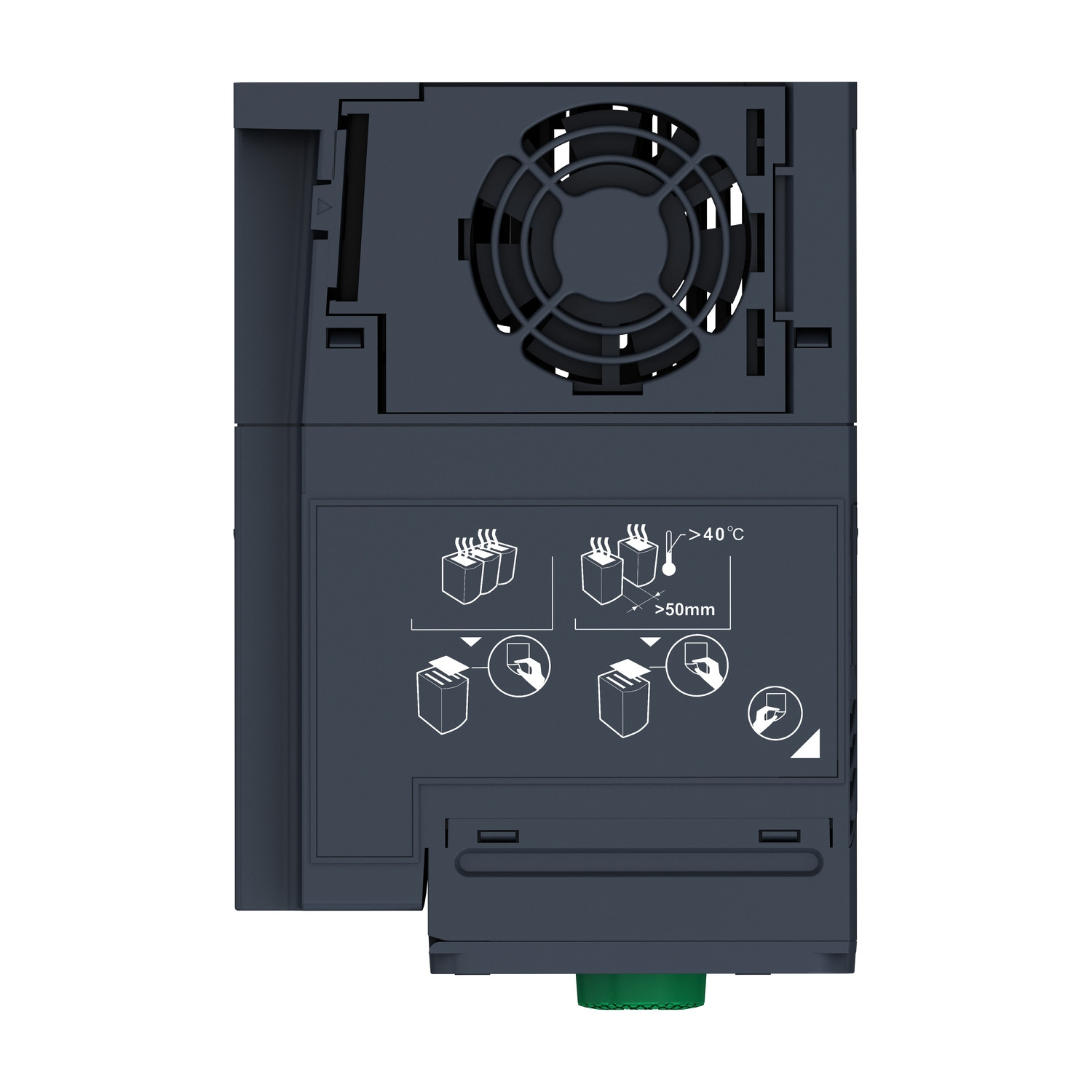 Schneider ATV320U04N4C412 | Variable speed drive, Altivar Solar, 0.37kW, 380 to 500V, 3 phases, compact - Image 8