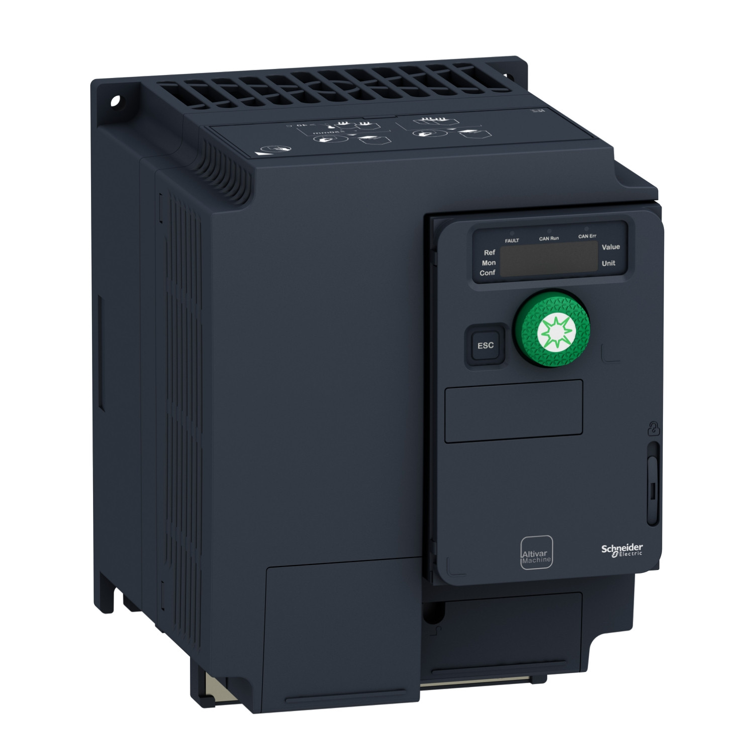Schneider ATV320U22N4C412 | Variable speed drive, Altivar Solar, 2.2kW, 380 to 500V, 3 phases, compact