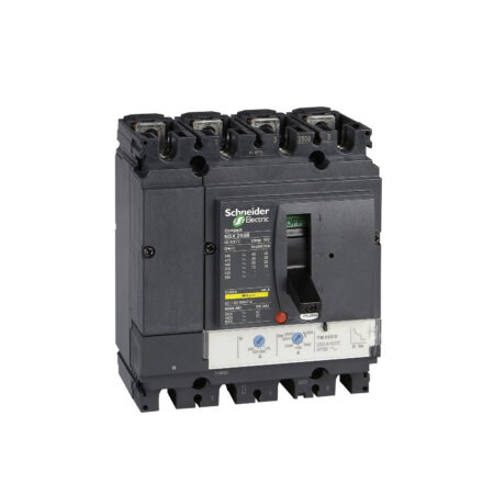 Schneider LV430320 | circuit breaker ComPact NSX160B, 25 kA at 415 VAC, TMD trip unit 160 A, 4 poles 3d