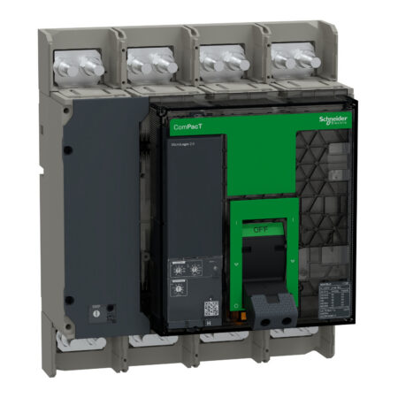 Schneider C063H420FM | Circuit breaker, ComPacT NS630bH, 70kA at 415VAC, 4P, fixed, manually operated, MicroLogic 2.0 control unit, 630A