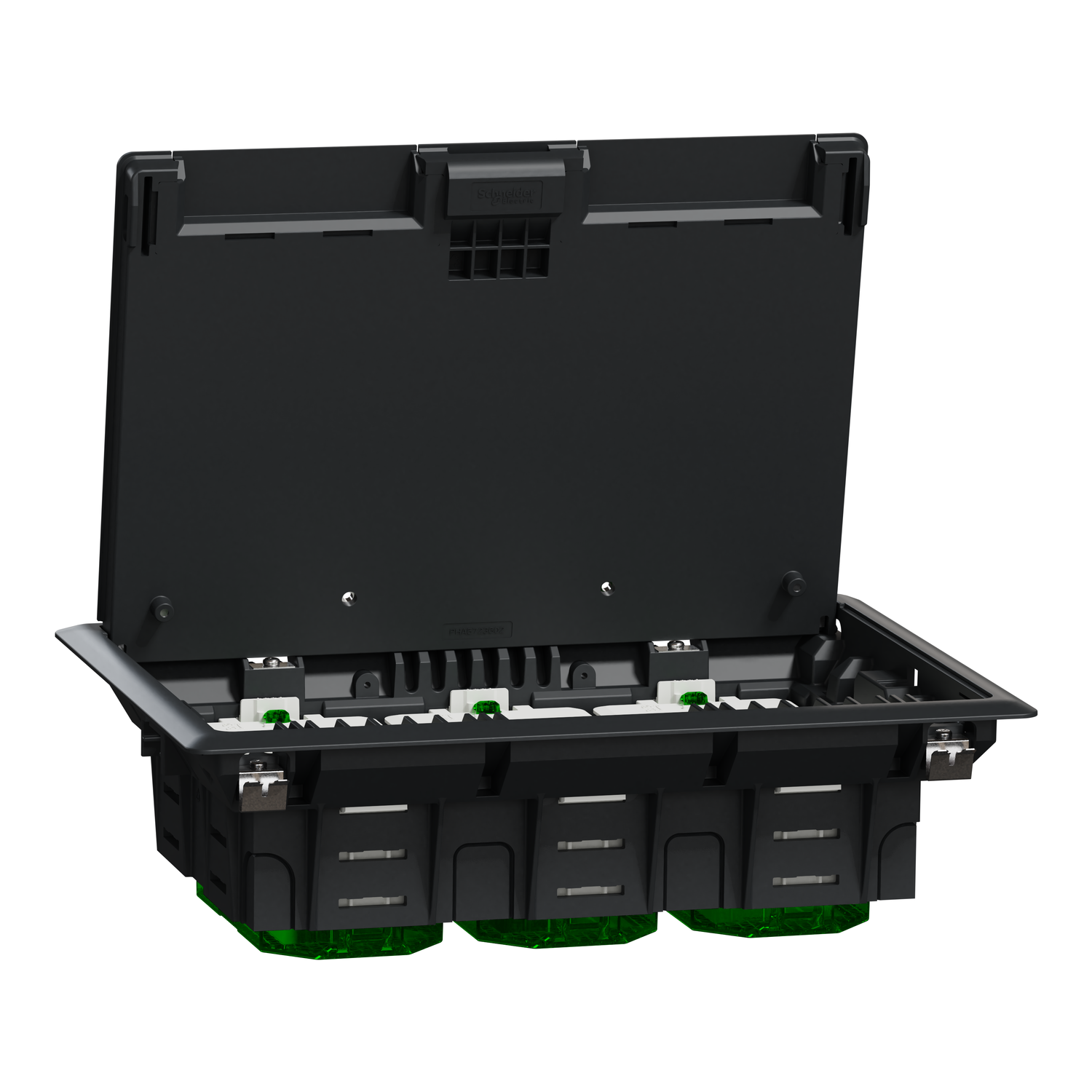 Schneider INS52122 | Unica system+ , Floorbox L , Plastic , IP24 , 6mod