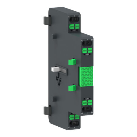 Schneider LAG8N113 | Auxiliary contact block,TeSys Giga contactor,1NO+1NC,side mounting,push-in terminals