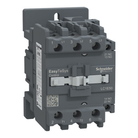 Schneider LC1E50M7 |  Easy TeSys contactor 3P(3 NO) - AC-3 - <= 440 V 50A - 220 V AC coil