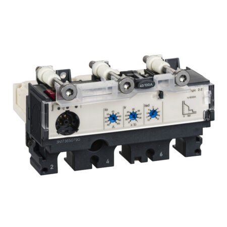 Schneider LV430470 |  trip unit MicroLogic 2.2 for ComPact NSX 160/250 circuit breakers, electronic, rating 160A, 3 poles 3d