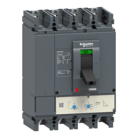 Schneider LV563422 | circuit breaker, EasyPact CVS, CVS630N , 50kA 380/415V, TMD, 4p/4d