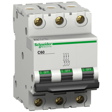 Schneider 25439 | C60 - circuit breaker - C60L - 3P - 25A - C curve