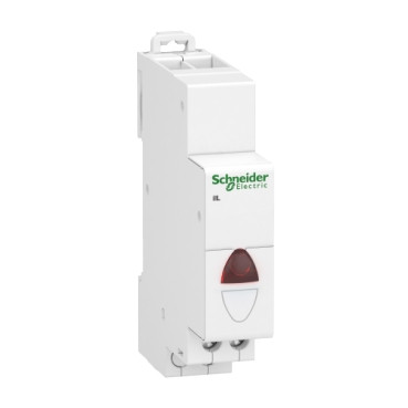 Schneider A9E18320 | Acti9 iIL single indicator light - Red - 110-230 Vac