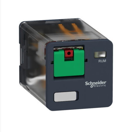 Schneider RUMC21F7 | Universal plug-in relay, 10 A, 2 CO, 120 V AC