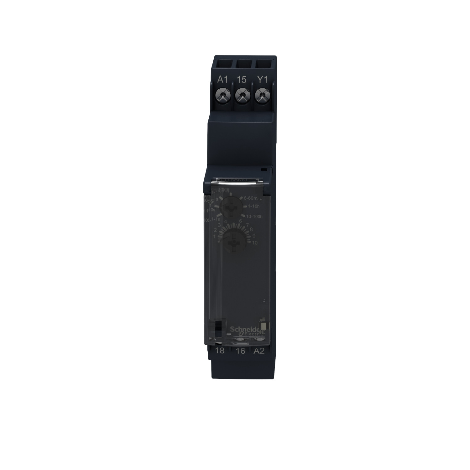 Schneider RE17LAMW | On-delay timing relay - 1 s..100 h - 24..240 V AC/DC - solid state output - Image 3