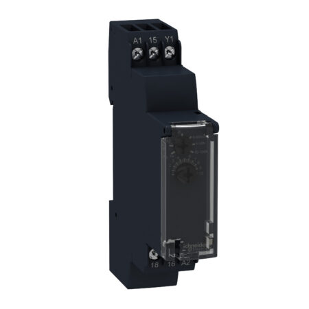 Schneider RE17RAMU | On-delay timing relay - 1 s..100 h - 24..240 V AC - 1 OC