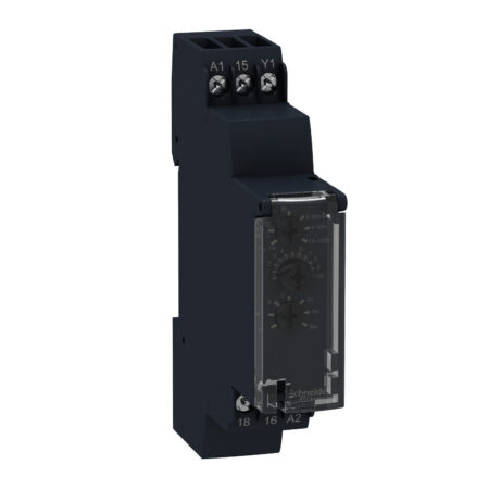 Schneider RE17RMMU | Time delay relay 10 functions - 1 s..100 h - 24..240 V AC - 1 OC