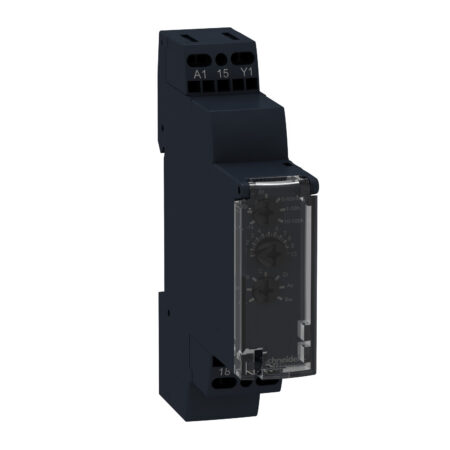 Schneider RE17RMMW | Time delay relay 10 functions - 1 s..100 h - 12..240 V AC/DC - 1 OC