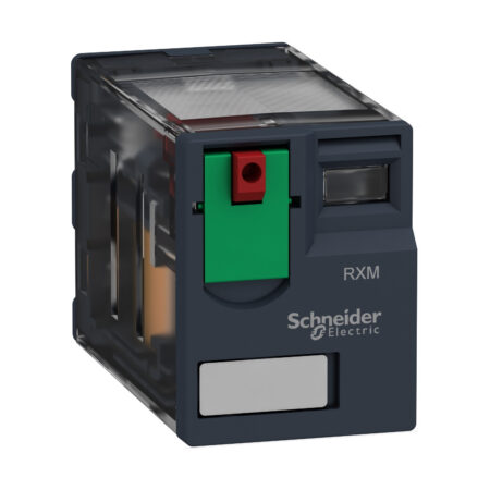 Schneider RXM2AB1E7 | Miniature plug-in relay, 12 A, 2 CO, 48 V AC