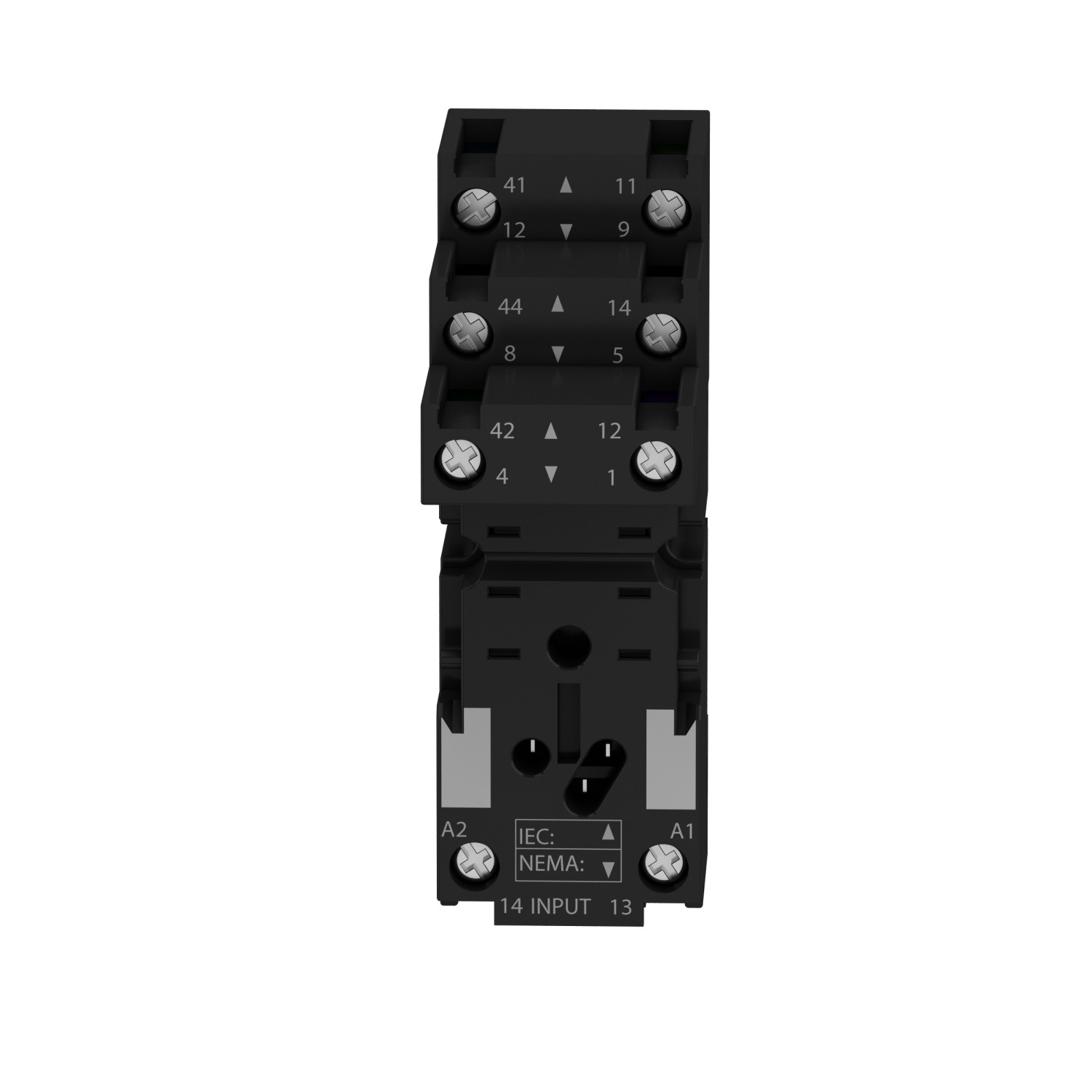 Schneider RXZE2S108M | Socket RXZ - separate contact - 12 A - < 250 V - connector - for relay RXM2.. - Image 3