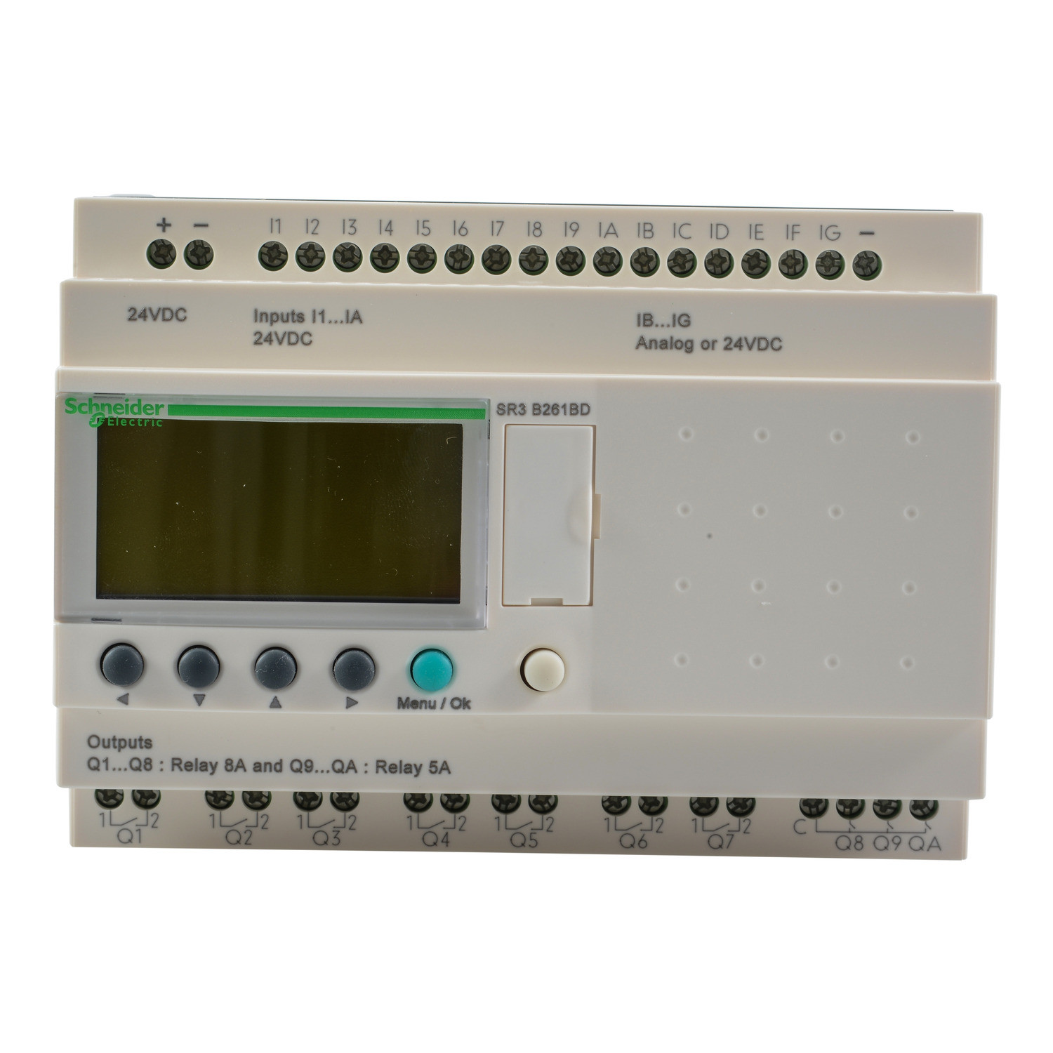 Schneider SR3B261BD | modular smart relay Zelio Logic - 26 I O - 24 V DC - clock - display - Image 4