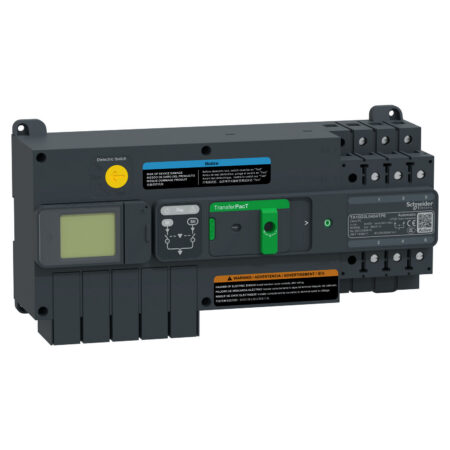 Schneider TA10D3L0404TPE | active automatic transfer switch, TransferPacT Active automatic, 40A, 3P, LCD, frame 100A