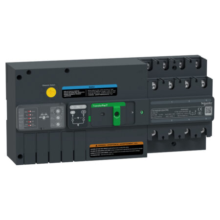 Schneider TA16D3S1254TPE | automatic transfer switch, TransferPacT automatic, 125A, 3P, rotary, frame 160A