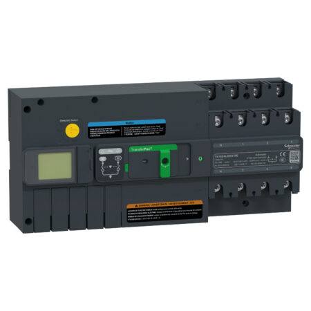 Schneider TA16D4L0804TPE | active automatic transfer switch, TransferPacT Active Automatic, 80A, 4P, LCD, frame 160A