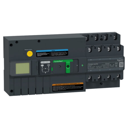 Schneider TA16D4L1254TPE | active automatic transfer switch, TransferPacT Active automatic, 125A, 4P, LCD, frame 160A