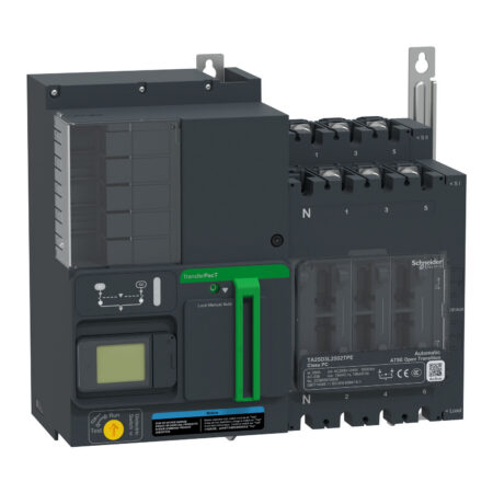 Schneider TA25D3L2502TPE | TransferPacT Active Automatic, 250A, 230V, 3P, LCD, frame 250A