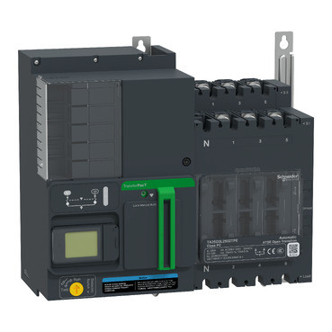 Schneider TA25D3L1002TPE | TransferPacT Active Automatic, 100A, 230V, 3P, LCD, frame 250A