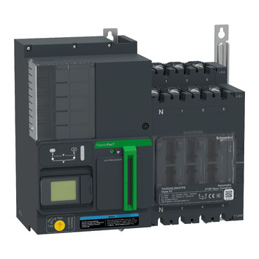 Schneider TA25D4L2504TPE | TransferPacT Active Automatic, 250A, 400V, 4P, LCD, frame 250A