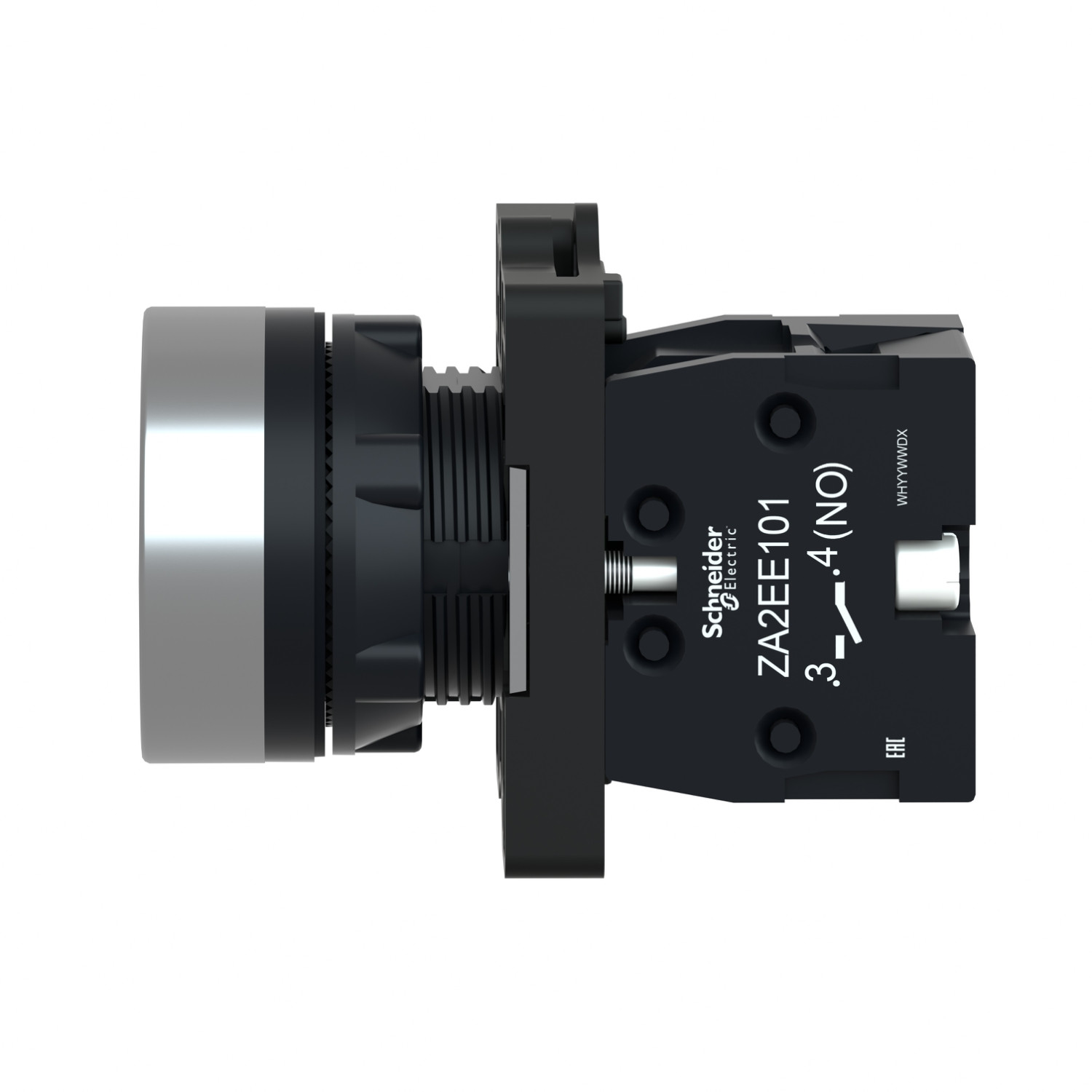 Schneider XA2EA31 Harmony | Round Green push-button Ø 22 - flush spring return - 1NO - Image 7