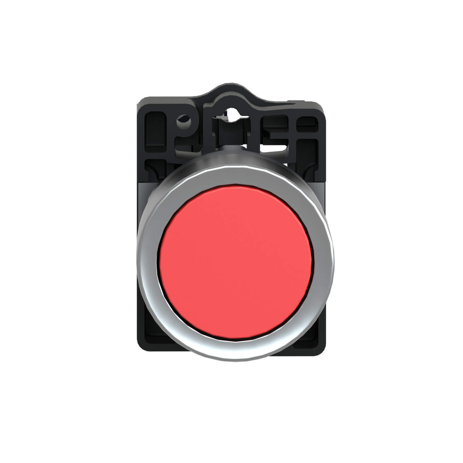 Schneider XA2EA42 Harmony | Round red push-button Ø 22 - flush spring return - 1NC - Image 6