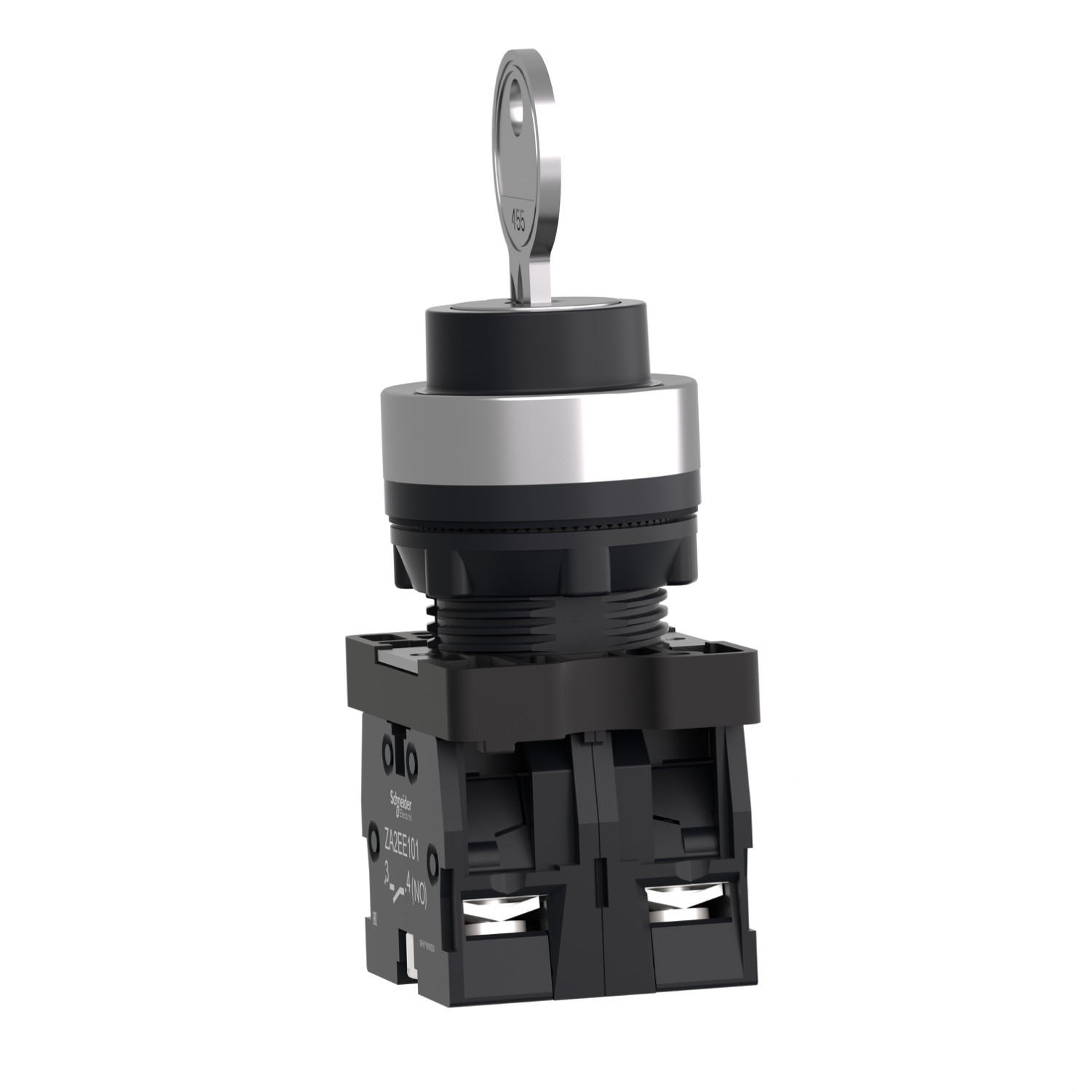 Schneider XA2EG73 Harmony | Key selector switch - Ø22 - 3 positions - spring return - 2NO - Image 6