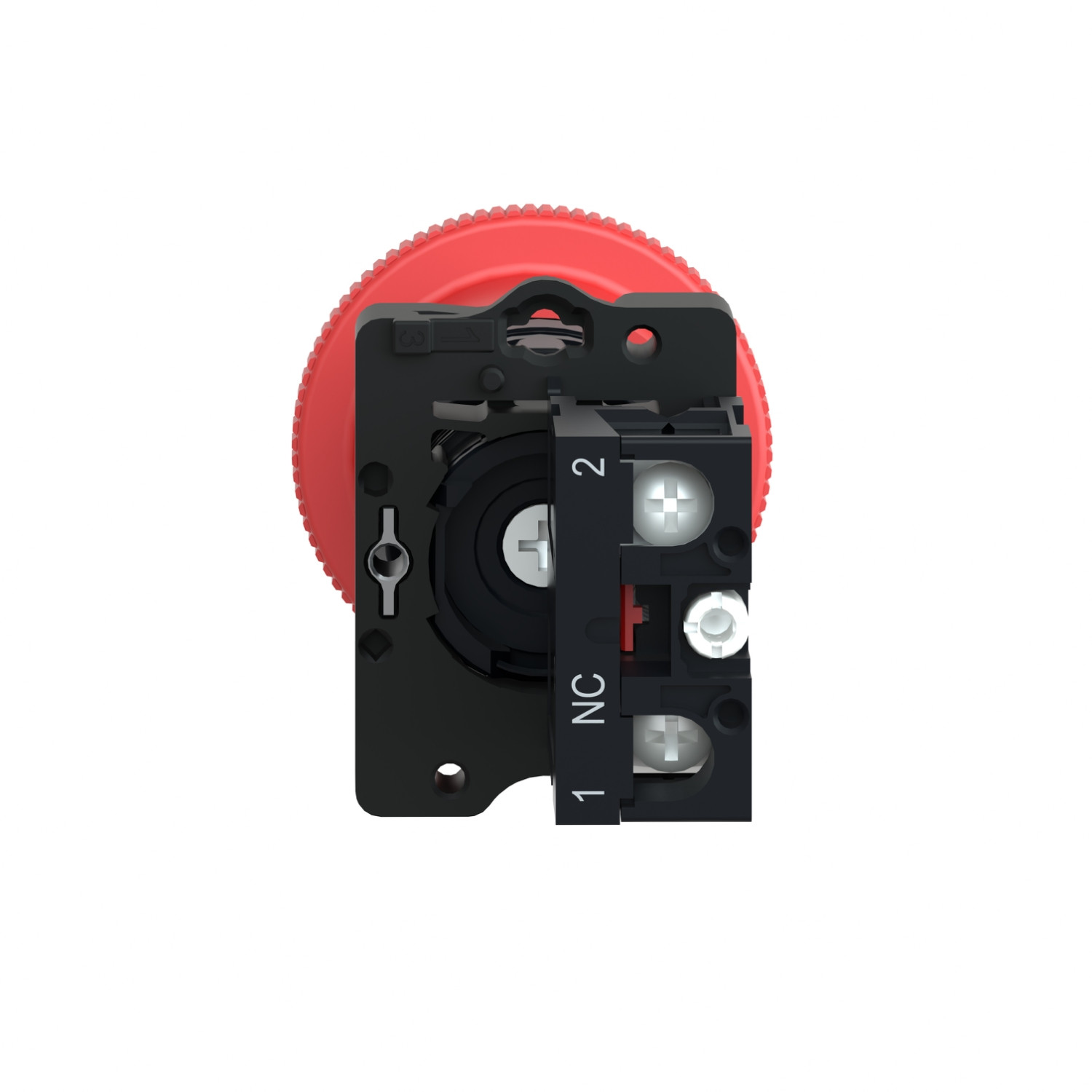 Schneider XA2ES542 Harmony | Red Ø40 Emergency swtiching off push-button Ø22 non trigger - turn release 1NC - Image 5