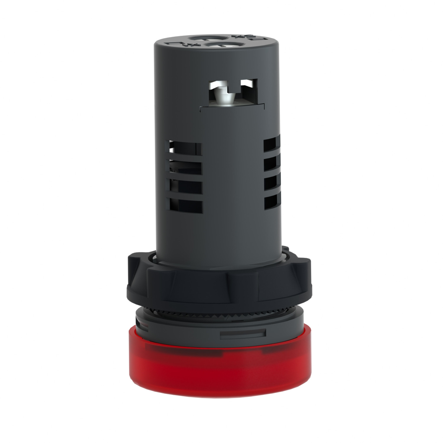 Schneider XA2EVM4LC Harmony | Pilot light, plastic, red, Ø 22 mm, with integral LED, 220…230V AC, Anti-interference - Image 3