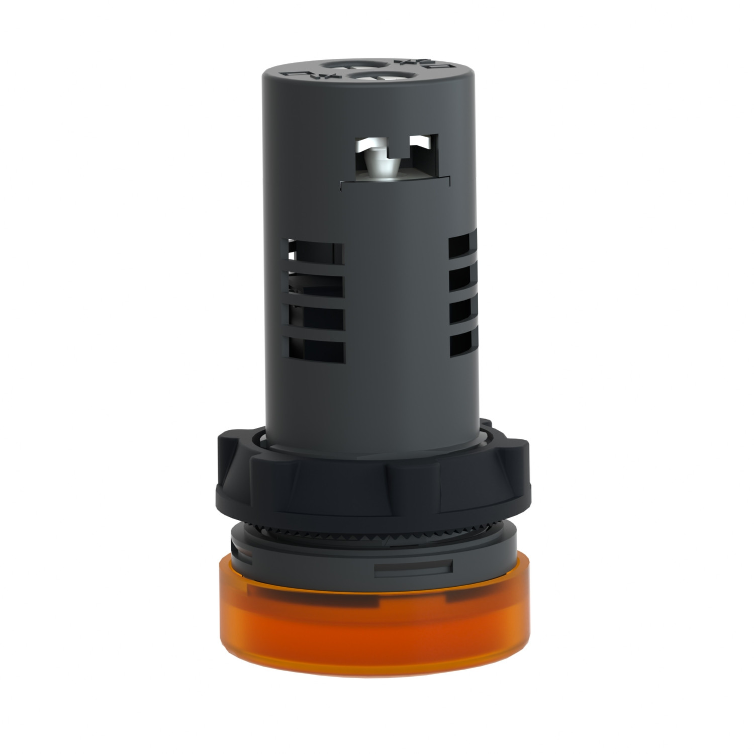 Schneider XA2EVM5LC Harmony | Round pilot light Ø 22 - orange - integral LED - 220 V AC- screw clamp terminals - Image 6