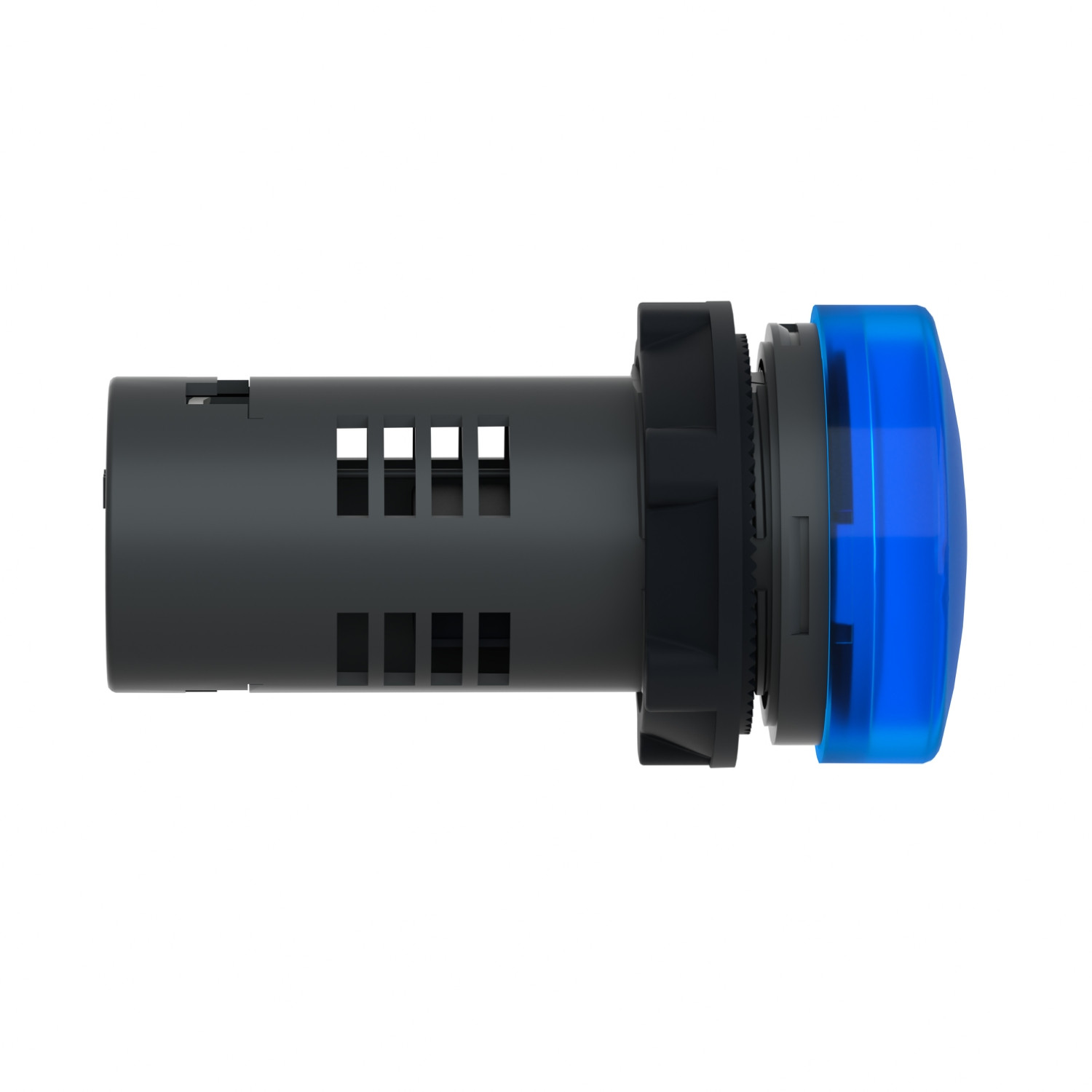Schneider XA2EVMD6LC Harmony | Easy Harmony XA2E, Monolithic pilot light, plastic, blue, Ø22, integral LED, screw clamp terminals, 220 V DC - Image 2
