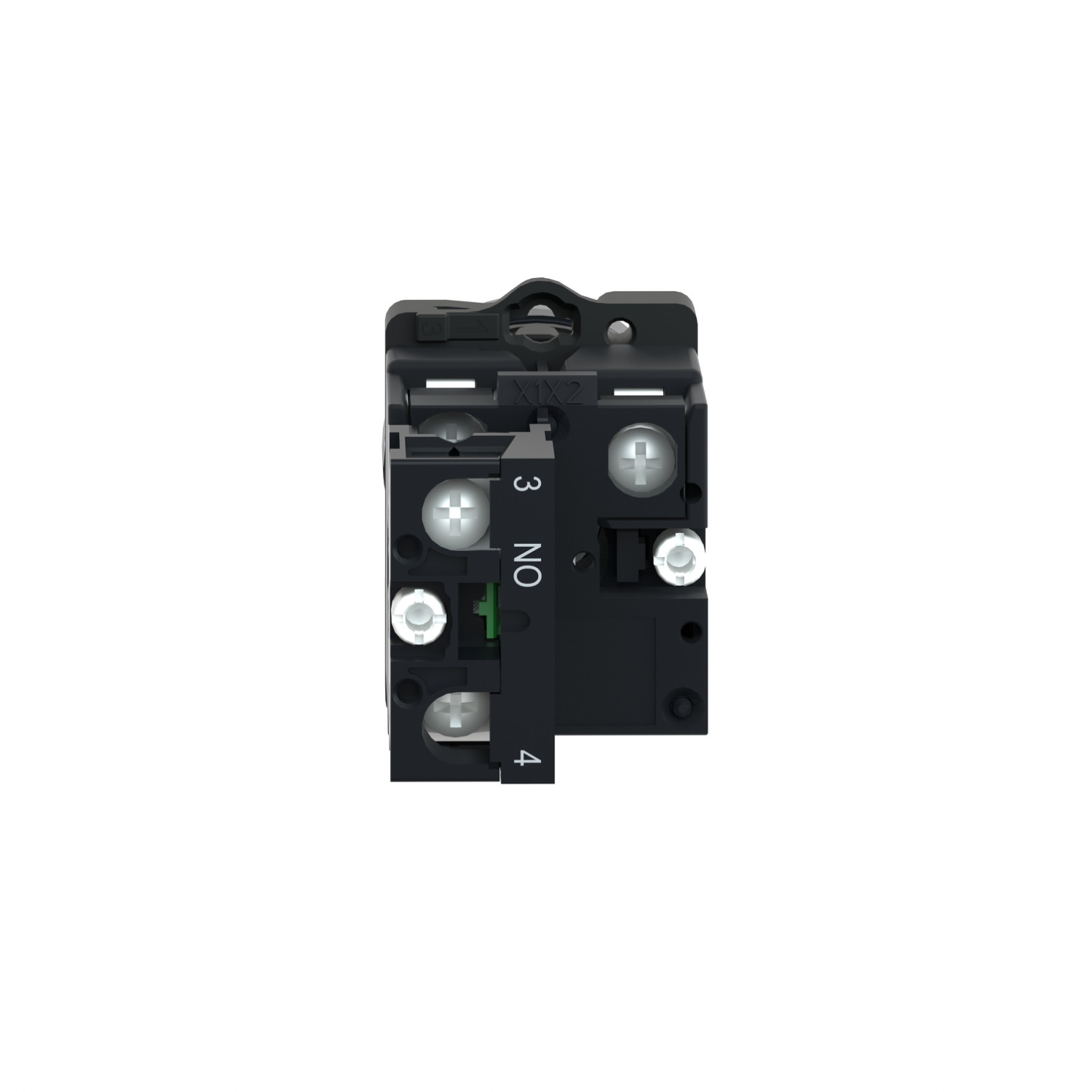 Schneider XA2EW31M1 Harmony | Complete illuminated push button, Easy Harmony XA2, plastic, flush, white, 22mm, spring return, 220V AC, 1NO - Image 4