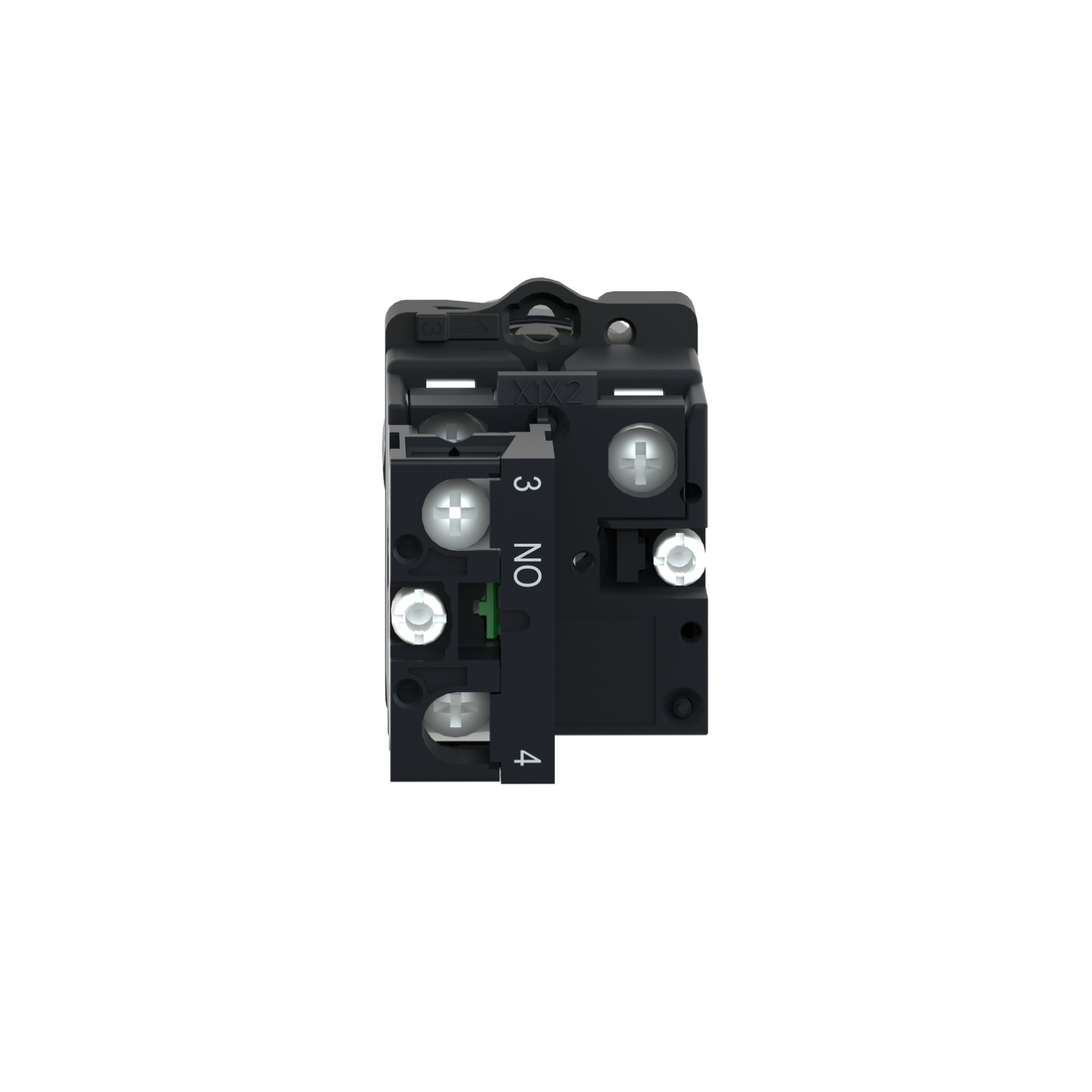 Schneider XA2EW33B1 Harmony | Green flush complete illum push-button - Ø22 - flush - 24V AC/DC - 1NO - Image 4