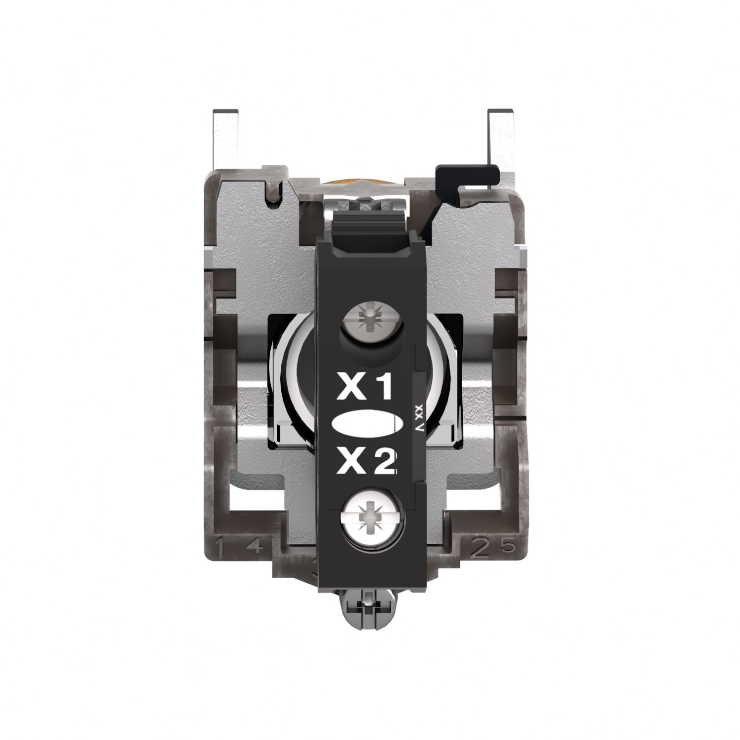 SchneiderXB4BV65 Harmony | Pilot light, metal, orange, Ø22, plain lens with BA9s bulb, <= 250 V - Image 6