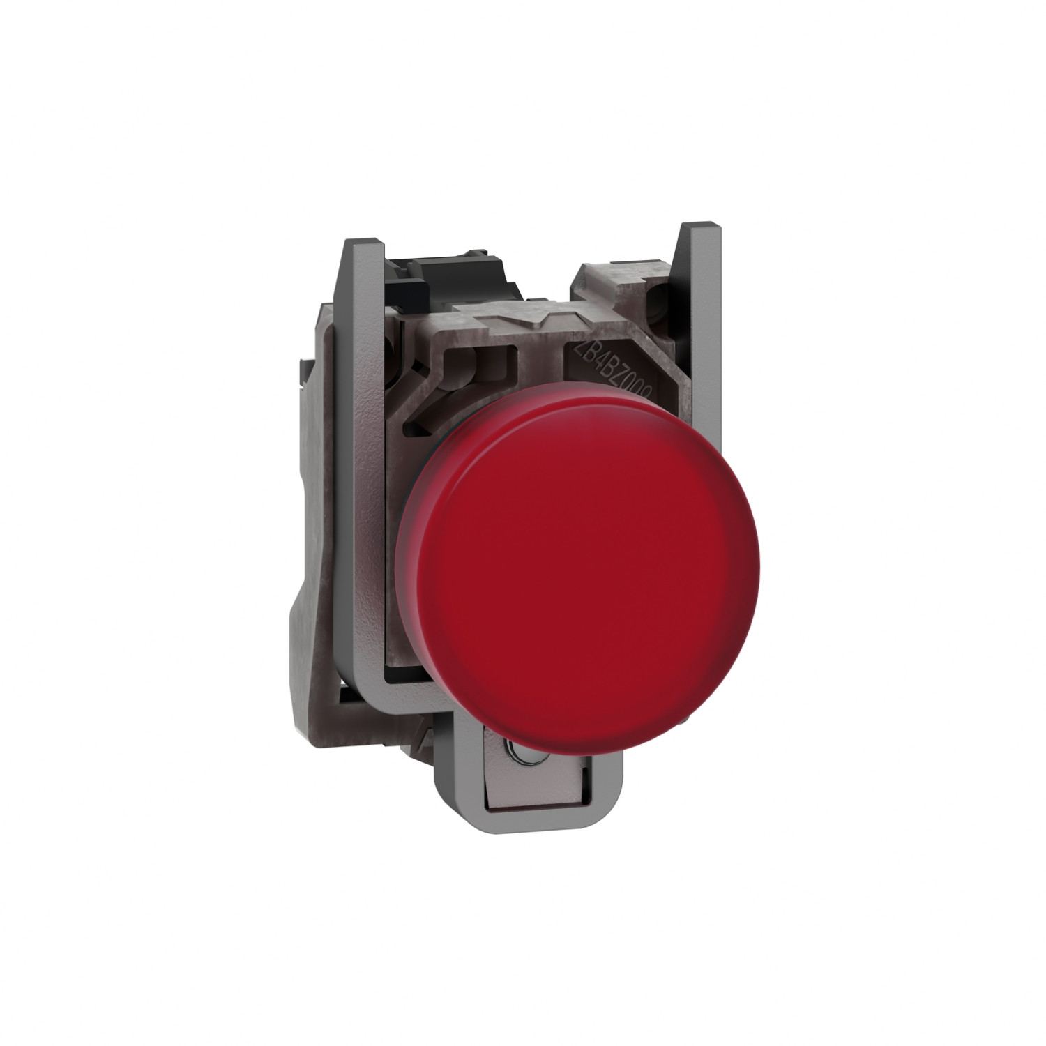 Schneider XB4BVB4 Harmony | Pilot light, metal, red, Ø22, plain lens with integral LED, 24 V AC/DC - Image 3
