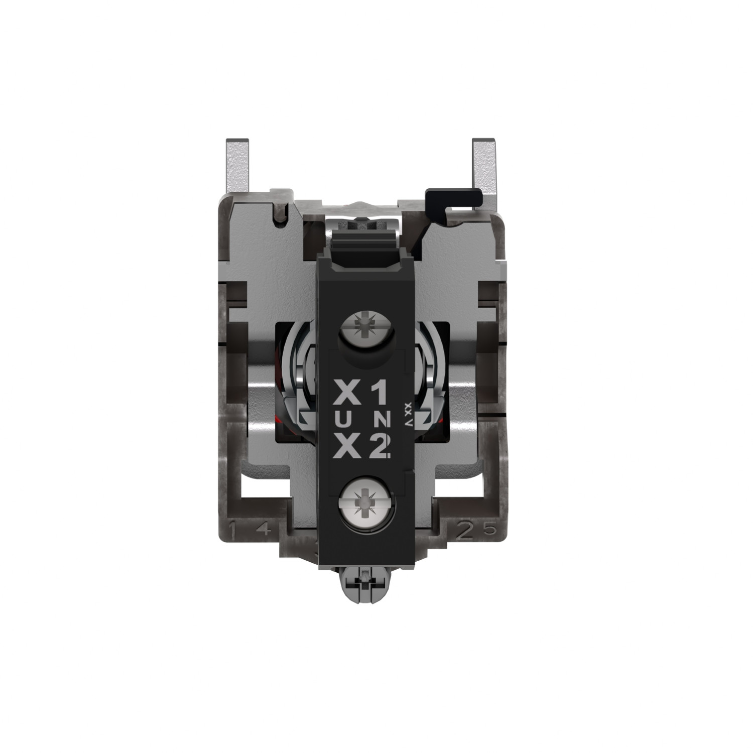 Schneider XB4BVB4 Harmony | Pilot light, metal, red, Ø22, plain lens with integral LED, 24 V AC/DC - Image 5