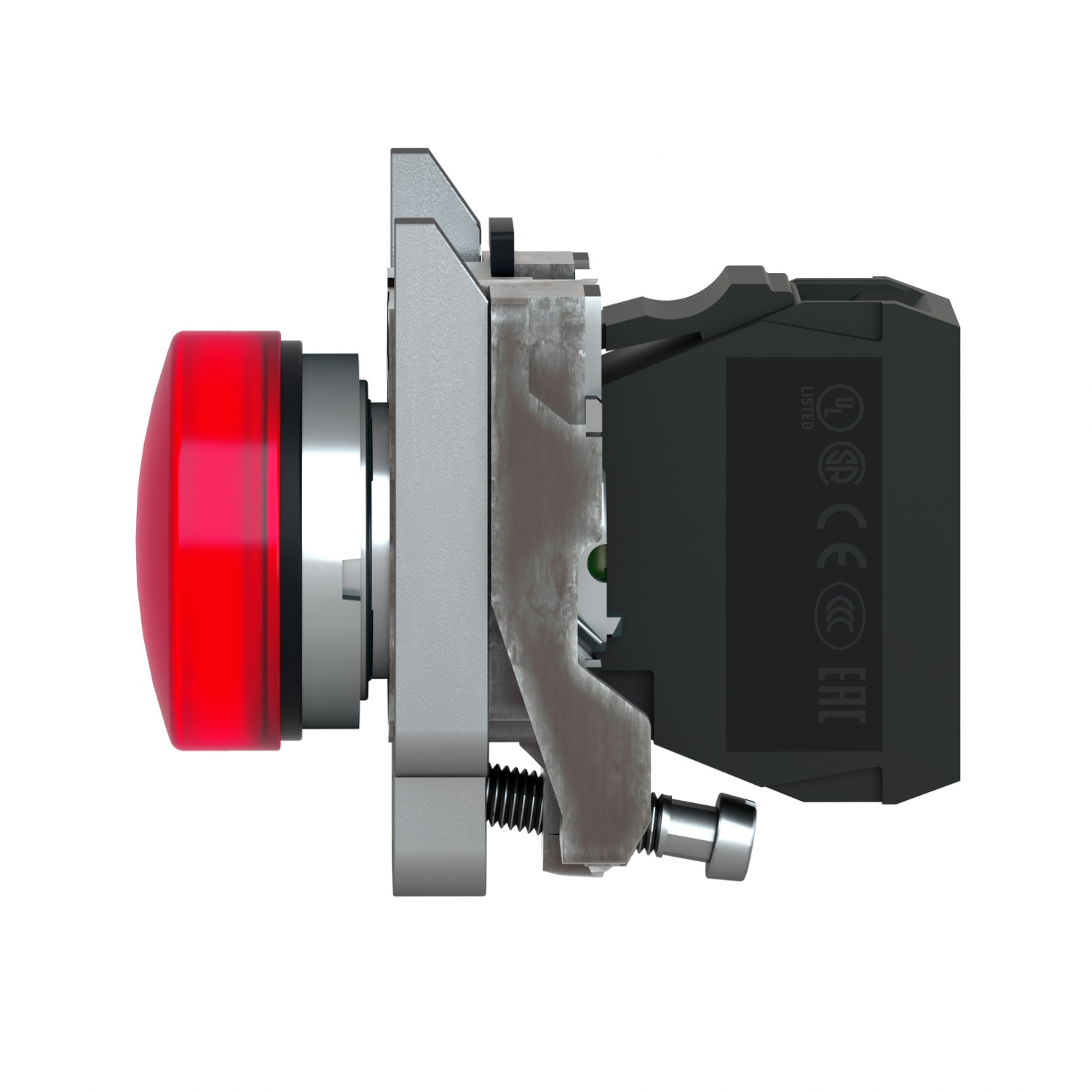 Schneider XB4BVB4 Harmony | Pilot light, metal, red, Ø22, plain lens with integral LED, 24 V AC/DC - Image 7
