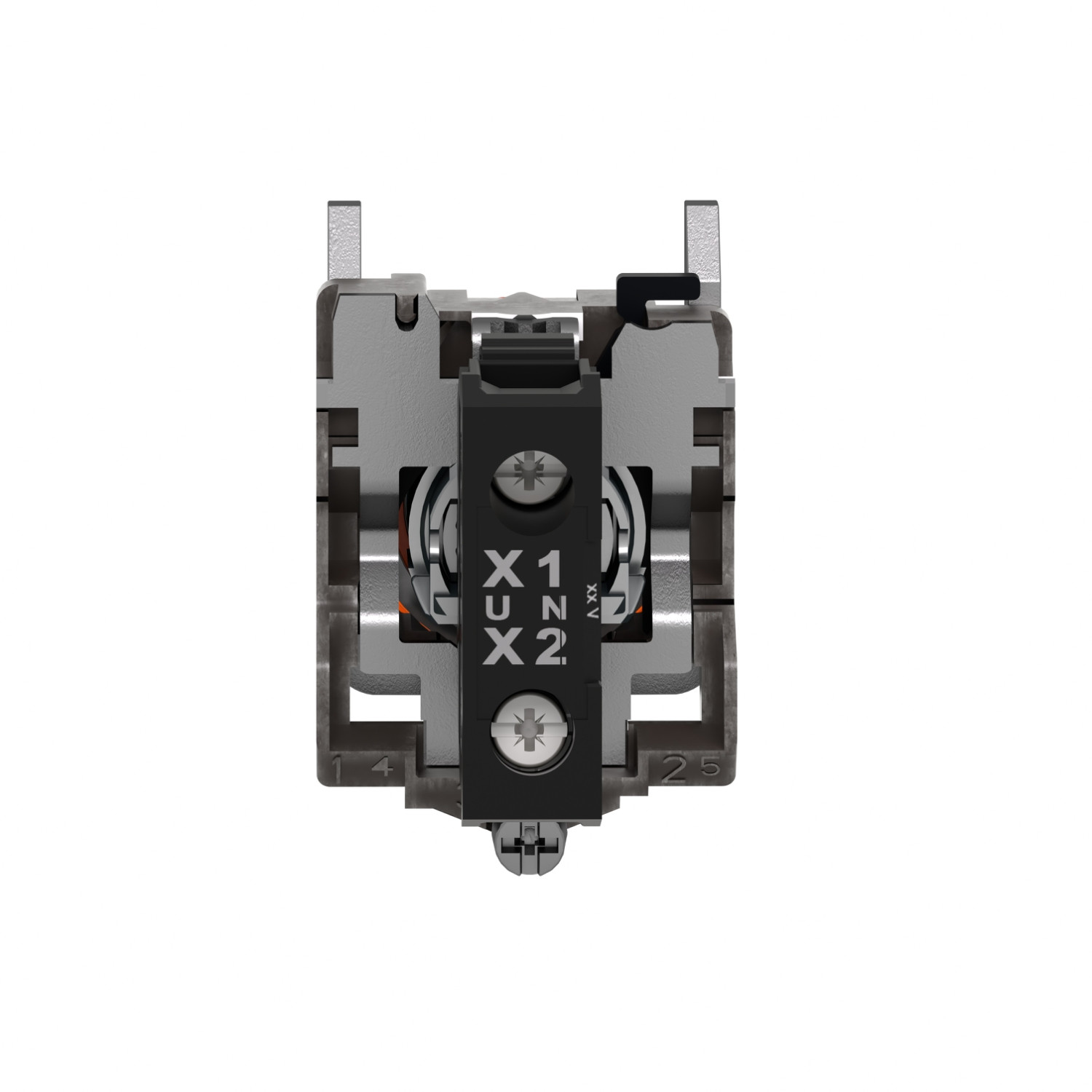 Schneider XB4BVM5 | Pilot light, metal, orange, Ø22, plain lens with integral LED, 230...240 VAC - Image 4