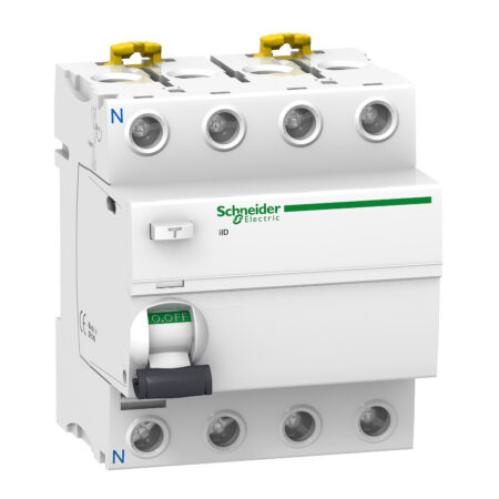 Schneider A9R44463 | Acti 9 iID - RCCB - 4P - 63A - 300mA - type AC