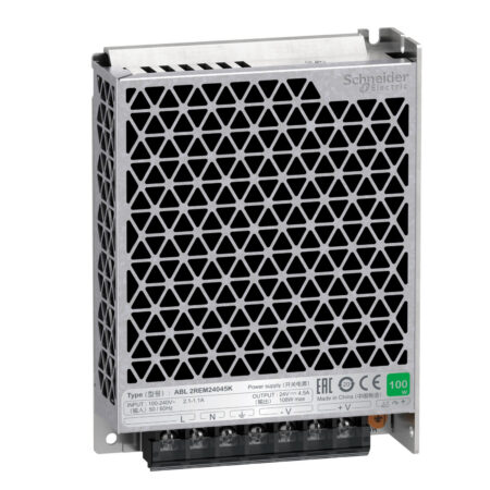 Schneider ABL2REM24045K | Single phase power supply, 100...240V input, 24V DC output, 108W, 4,5A
