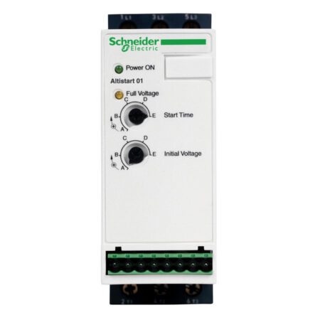 Schneider ATS01N112FT | Soft starter for asynchronous motor, Altistart 01, ATS01, 12A, 110 to 480V, 1.5 to 5.5kW