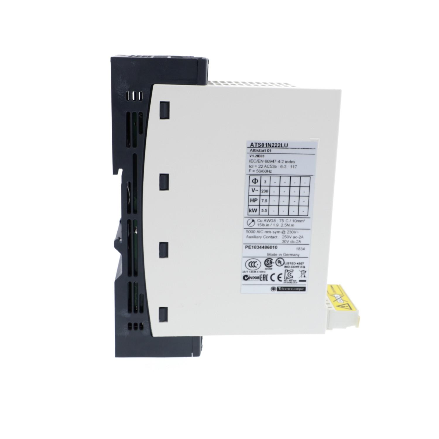 Schneider ATS01N232QN | Soft starter for asynchronous motor, Altistart 01, ATS01, 32A, 380 to 415V, 15kW - Image 3