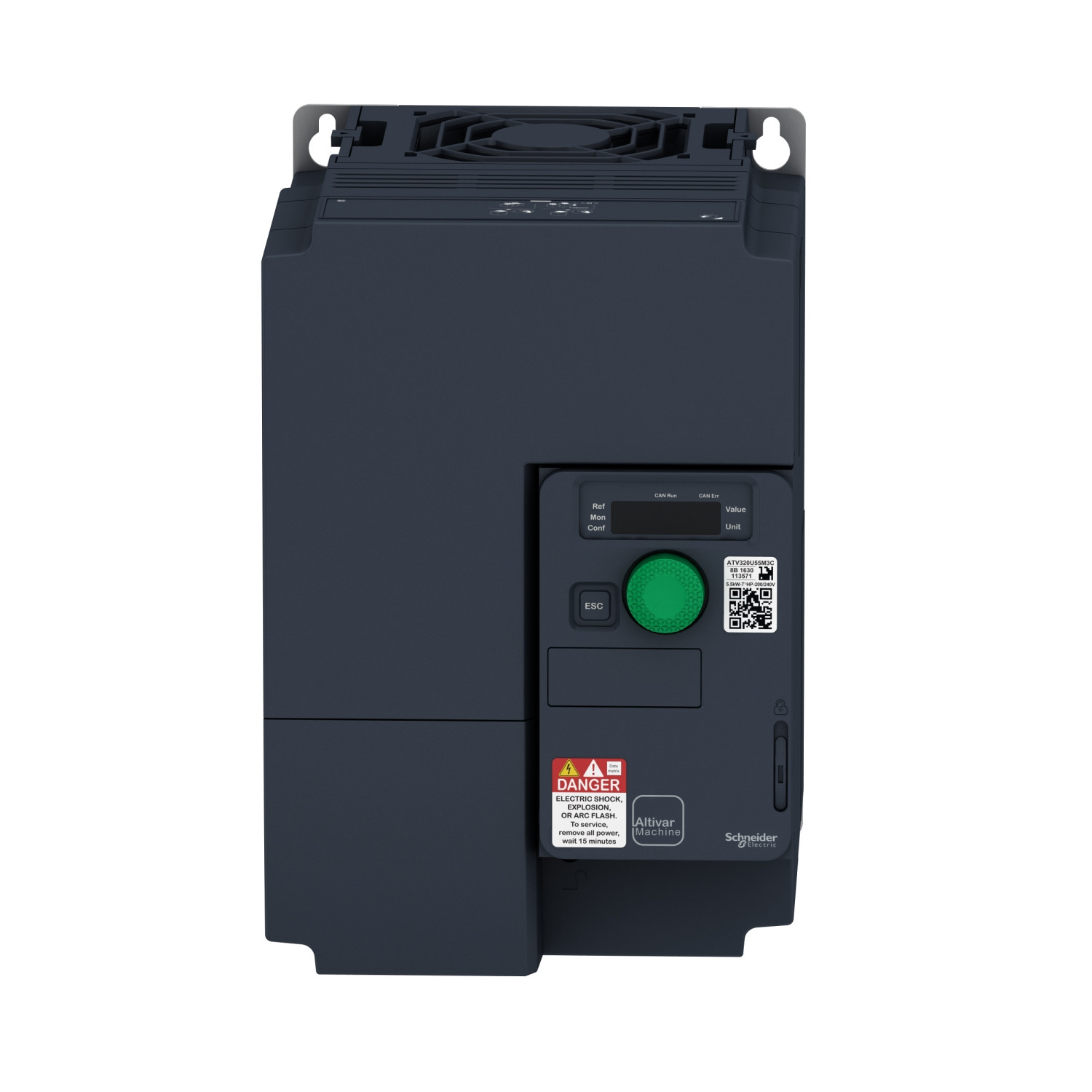 Schneider ATV320U75M3C | Variable speed drive ATV320 - 7.5kW - 200V - 3phase - compact 2 Schneider ATV320U75M3C | Variable speed drive ATV320 - 7.5kW - 200V - 3phase - compact - Image 2