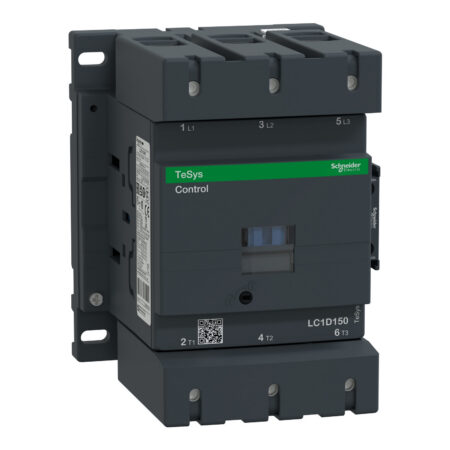 Schneider LC1D150Q7 Contactor | TeSys D- 3P(3 NO) - AC-3 - <= 440 V 150 A - 380 V AC 50/60 Hz coil