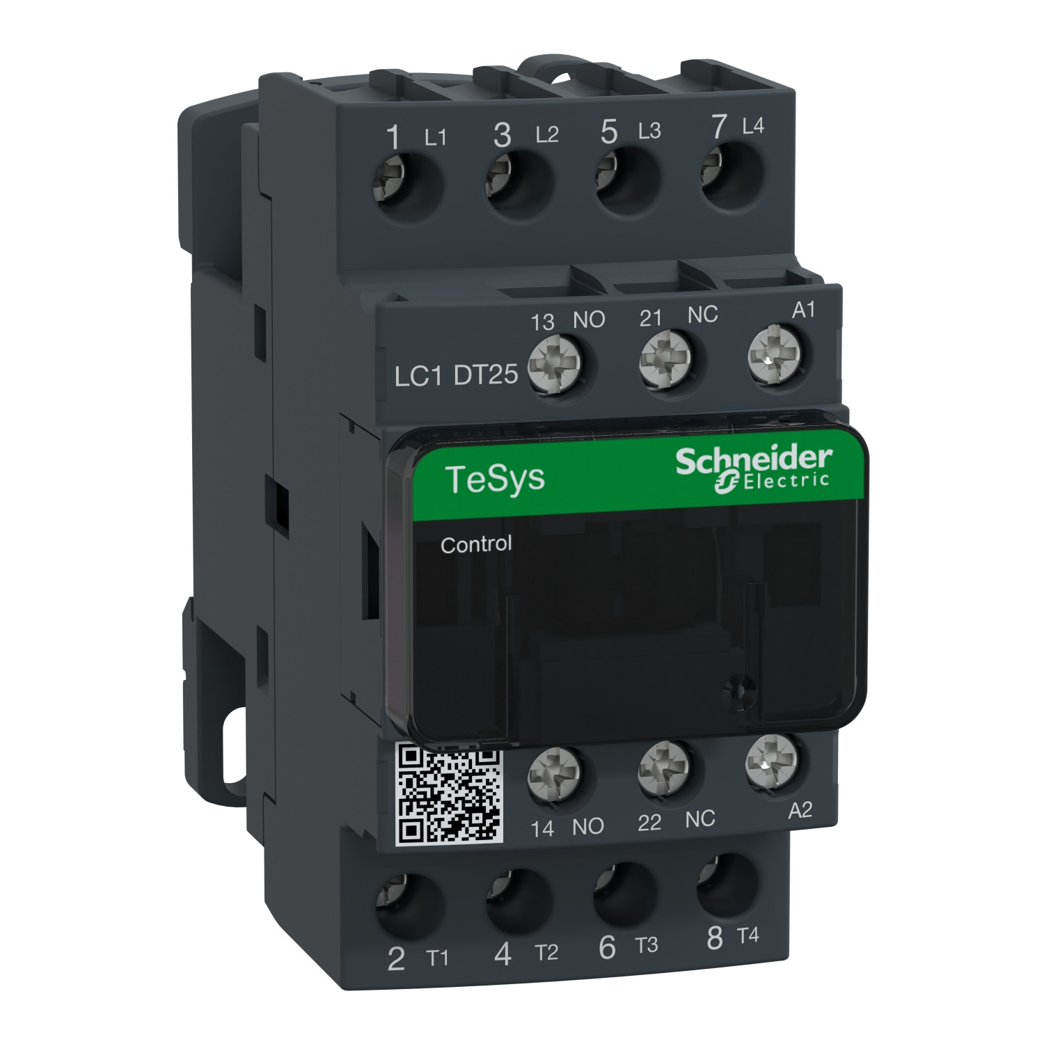 Schneider LC1DT25M7 | TeSys D contactor - 4P(4 NO) - AC-1 - <= 440 V 25 A - 220 V AC 50/60 Hz coil Schneider